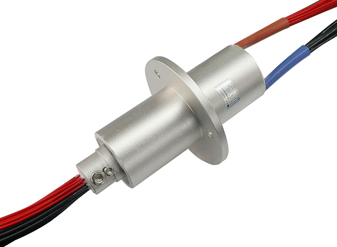 電滑環采用三元合金刷絲的裝配技術