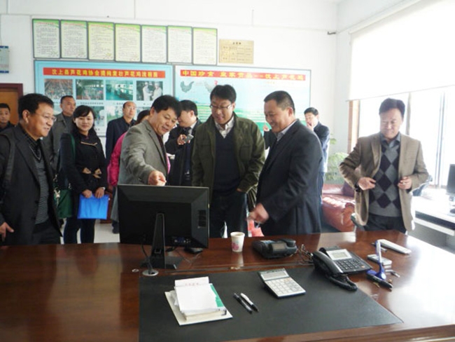 國家農業部領導來公司參觀指導工作